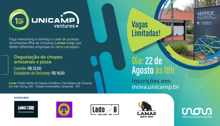 22/08: Meetup Unicamp Ventures - Inova